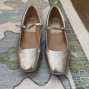 Dolce Vita Metallic Ryes Ballet Flat, size: 8 1/2